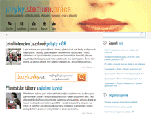 Tablet Screenshot of jazyky.com